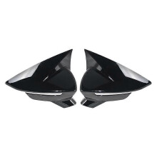 (Horn Piano Black-Adhesive)It Is Suitable For 14-21 Seat Arona Mirror Cover Electroplated Rearview Mirror