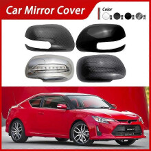 (Matte Black-All Inclusive)Applicable To 11-16 Scion Tc Rearview Mirror Cover Electroplating Rearview