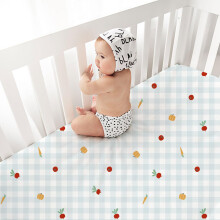 Little Grape Land Cot Bed Fitted Sheets 140 x 70 cm 4 Pack Ultra Soft