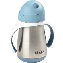Béaba Learning Cup 2 in 1 Baby Bottle Childrens Cup with Straw 100