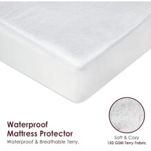4 Pack Next To Me Crib Waterproof Mattress Protector 8385 x 5051 cm S