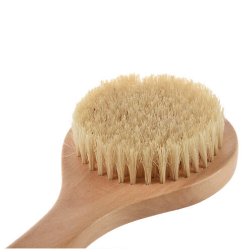 5X Long-Handled Borste Detox Holzgriff Körperbürste Hautbürste 2