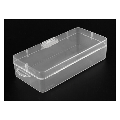 5X Clear Plastic Jewelry Rectangle Case Box Holder Container 18cm x 8.5cm x 4.5cm 2