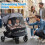Orzbow Pram Mosquito Net for Double Strollers Universal Twin Pushchair 6