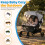 Orzbow Pram Mosquito Net for Double Strollers Universal Twin Pushchair 3