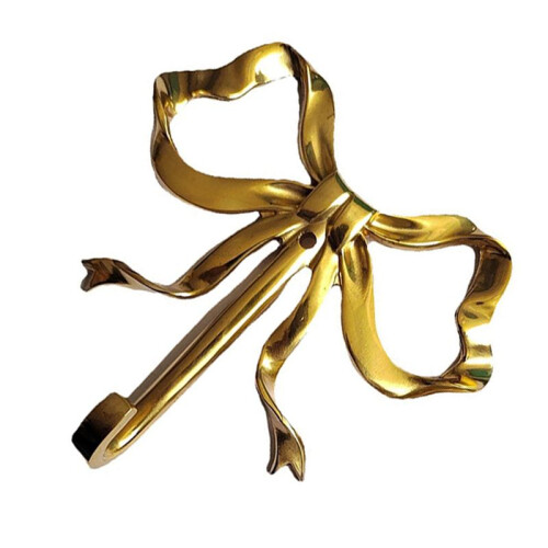 2X Bow Hook Single Hanger Gold Coat Hooks Bow Shaped Wall Hook Wall Hanging Coat Hook Bathroom Wall Hook,B 2
