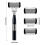 (3) 8-Layer Long Handle Razor for Travel & Home 8