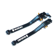 SUZUKI 600 650 250 BANDIT LANGE SCHWARZE BREMS- UND KUPPLUNGSHEBEL ROAD RACE R15d1