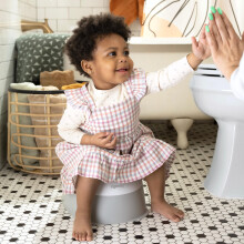 Ingenuity Ready Set Go Potty Removable Bowl NonSkid Bottom Wide Stable