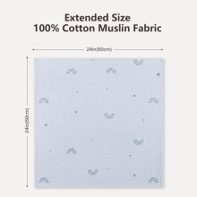 Susurration Muslin Cloths for Baby 100 Cotton Baby Muslin Squares Clot