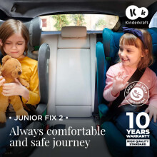 Kinderkraft JUNIORFIX2 Car Seat for 412 Years ISize 100150 cm Group 23