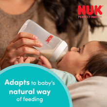 NUK Perfect Match Glass Baby Bottles Set 0 Months 120ml 230ml Anti