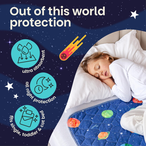 Lynmark Toddler Potty Training Bed Pads  Soft Waterproof Bedwetting P