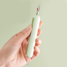 3-teiliges multifunktionales Nadeleinfädler- und Nahttrenner-Set für Handnähen und Sticken