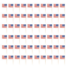 2000 American Flag Toothpicks Party Cupcake Decoration Sandwich Food Picks