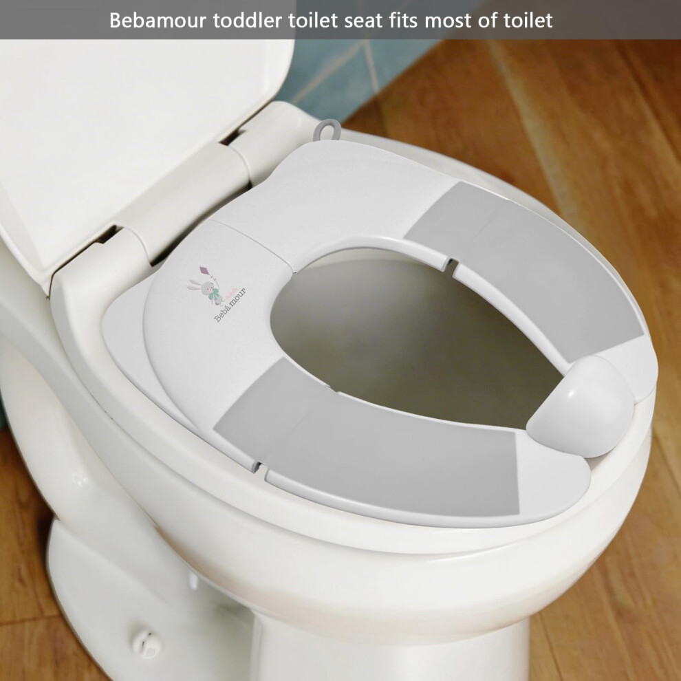 Bebamour Foldable Toddler Toilet Seat Portable Travel Potty Training S