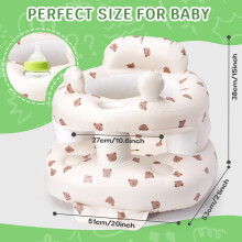 Inflatable Baby Chair Baby Seat for 3 Months and Up Builtin Air Pump