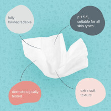 Dadamuma  999 Pure Water Baby Wipes  Washcloths 10 x 24 wipes XL Natur