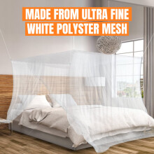 MEKKAPRO Ultra Large Mosquito Net with Carry Bag Mosquito Netting for