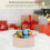 BOSROTY Baby Gift Baskets Empty with Handle Small Woven Basket with Gi 5