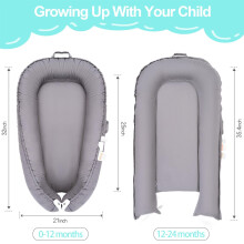 Baby Nest Pod for Newborn Baby Lounger for 024 Months Baby Boys Girls