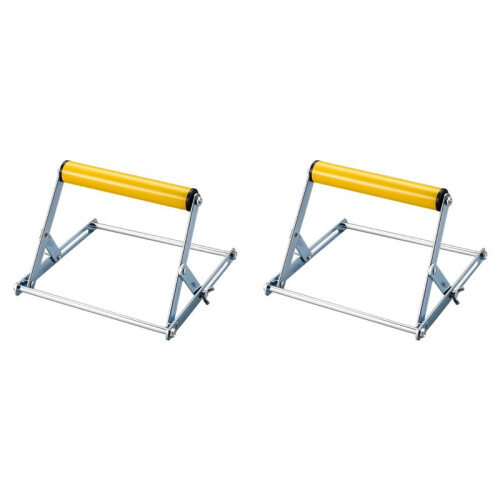 2X Adjustable Height Table Saw Roller-Stand Attachment,Cutting Machine Miter Saw Roller Support Stand
