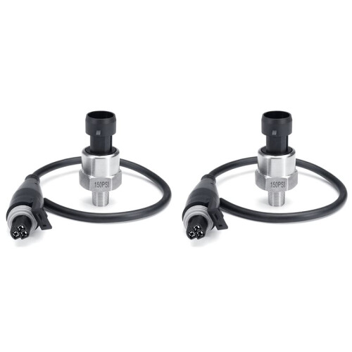 2X Dc5V 1/8Npt Tryckgivare Transmitter Sensor Rostfritt Stål Olja Luft Vatten Bränsle Transmitter