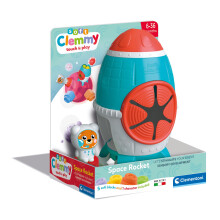 Clementoni Sensory Rocket Soft Building Blocks for Babies Stacking Toy