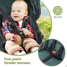 336M Baby Stroller Umbrella Stroller with Foldable Pushchair with Adju
