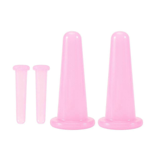 2026 Suitable Silicone Cupping Vacuum Face Suction Face Artifact Pink 2