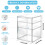 3 Tier Acrylic Baby Bottle Organizer Clear Plastic Bottle Storage Container 2