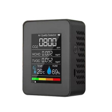 High Precisions Monitor Device Indoor Air Quality-MT05 Black