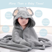 ROXANEPIG 2 Pack Hooded Baby Towel Premium Soft Bath Towel for Bathtu