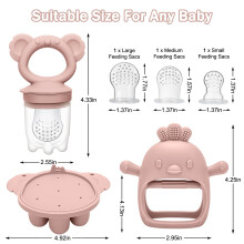 CLDY Baby Fruit Food Feeder Mini Freezer Tray Combo 4 Month Breastmil