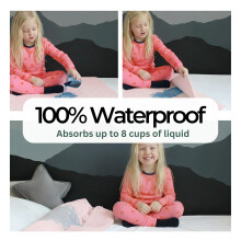 Hygge Sheets Pink Bamboo Organic Potty Training Bed Pads Washable 10