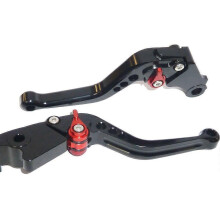 HONDA CBR929RR 2000 - 2001 KURZES SCHWARZES BREMS- UND KUPPLUNGSHEBELSET STRASSE & RENNSTRECKE S17U