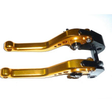 SUZUKI GSXR1000 2009 - 2018 BREMS- & KUPPLUNGSHEBELSATZ GOLD STRASSE RENNSTRECKE TS63