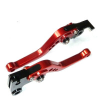 TRIUMPH TIGTER 1050 2007-2016 KURZE ROTE BREMS- UND KUPPLUNGSHEBEL RENNSTRECKE STRASSE