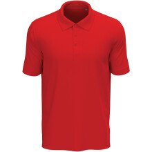 (M, Scarlet Red) Stedman Stars Mens Harper Cotton Polo