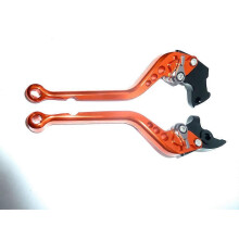 KTM RC125 RC200 RC390 2014-19 Brems- und Kupplungshebel, orange, lang, Straße/Rennstrecke S3ZD