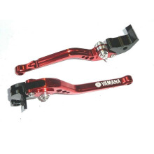 YAMAHA R1 2004-2008 LONG RED BRAKE & CLUTCH LEVERS SET RACE TRACK ROAD TS259