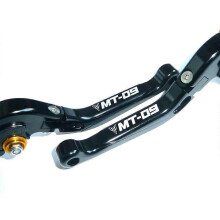YAMAHA MT-09 2014-2020 FOLDING BLACK BRAKE CLUTCH LEVER SET RACE TRACK ROAD S9Y