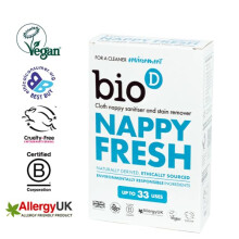 BioD Nappy Fresh Powder 500g Pack of 3 Up to 33 Uses Antibacterial