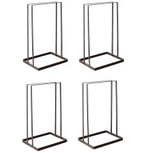 4X Hanger Storage Organizer, Hanger Stacker Rack for Laundry Closet, Hanger Caddy Stand