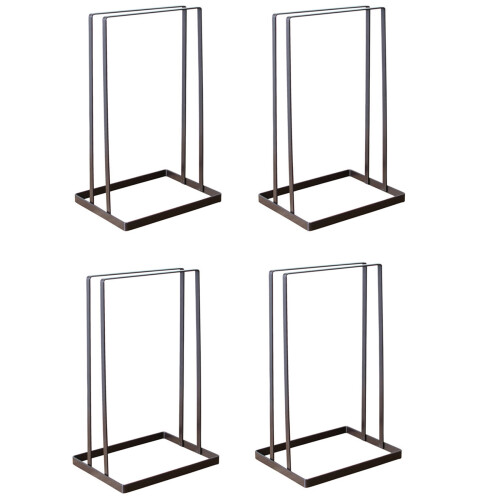 4X Hanger Storage Organizer, Hanger Stacker Rack for Laundry Closet, Hanger Caddy Stand