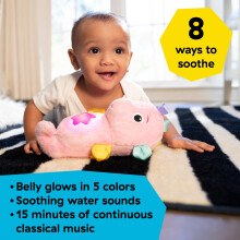 Baby Einstein Sea Dreams Seahorse Plush Soother Toy with Music and Lig