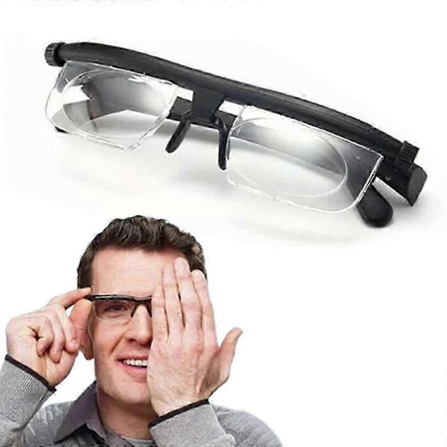 Flex Focus Adjustable Glasses Variable Focus Distance Vision Reading Eyeglasses 1