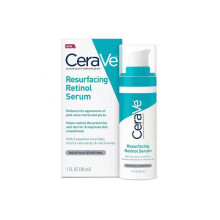 CeraVe Resurfacing Retinol Serum with Ceramides & Niacinamide for Blemish-Prone Skin 30ml, Clear