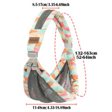 IULONEE Portable Breathable Baby Sling 3D Mesh Fabric Wrap Baby Carrie