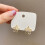 Shell Double-Layer Earrings With Diamond Clasp, Color: Eh1357 Surprise Gift 1